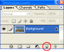 Photoshop: Create a new layer