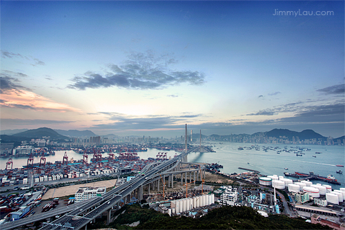 香港新地标:昂船洲大桥