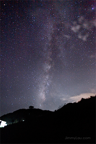 梅州陰那山:銀河