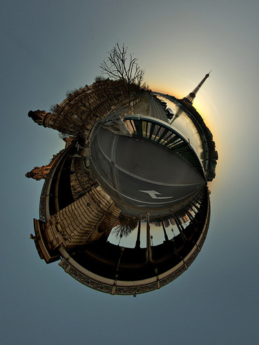 星球化(Stereographic Projection)