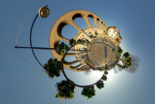 星球化(Stereographic Projection)