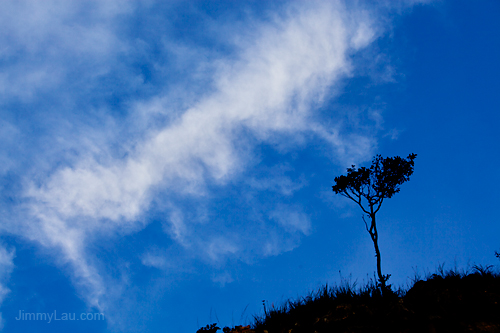 梅州陰那山的天空