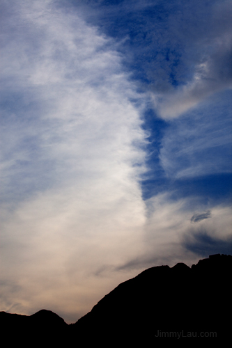 梅州陰那山的天空