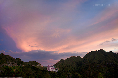 梅州陰那山的天空