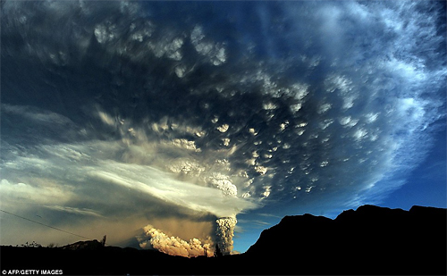 智利火山爆發