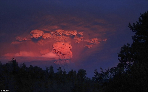 智利火山爆發