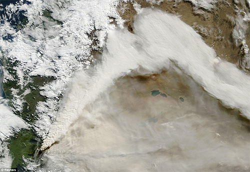 智利火山爆發