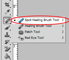 Spot Healing Brush Tool